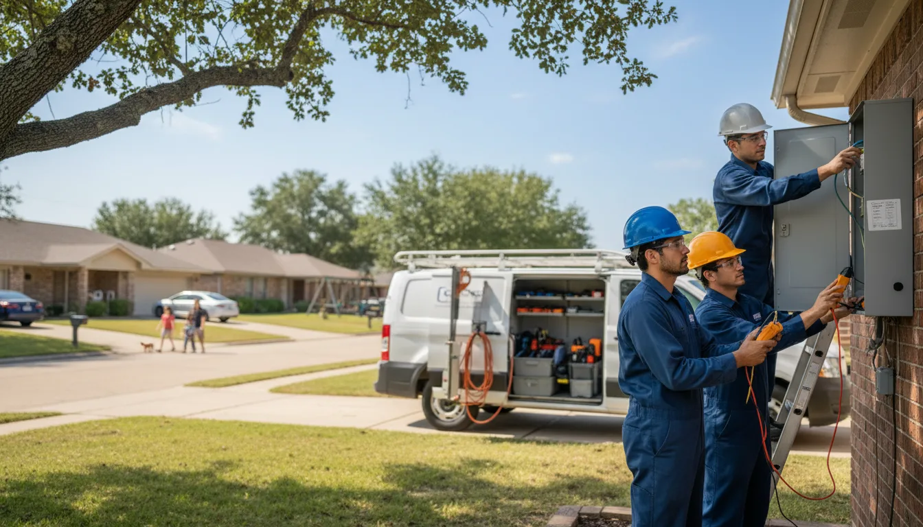 Certified electrician providing emergency electrical services in Kinta, OK